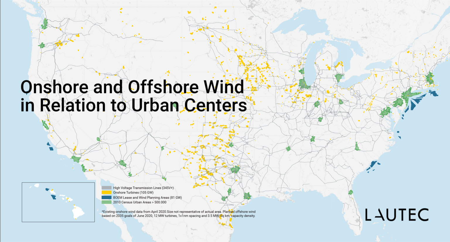 US offshore wind and onshore wind
